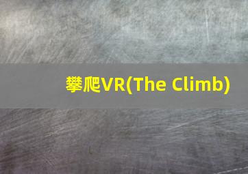 攀爬VR(The Climb)